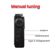 Radio Bluetooth portatile OJADE OE-2401 con display digitale