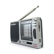 Radio portatile Kchibo a 10 bande AM/FM/SW con altoparlante ad alta fedeltà, mini ricevitore multibanda compatto., KK-9803