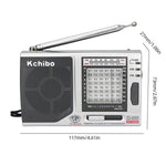 Radio portatile Kchibo 10 bande AM/FM/SW compatta
