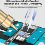 100 pezzi/scatola Fogli isolanti termici in silicone morbidi e comprimibili per vari componenti di dispositivi elettronici, RL-098