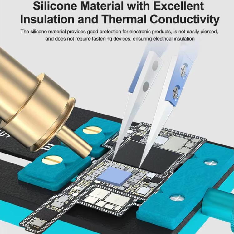 100 pezzi/scatola Fogli isolanti termici in silicone morbidi e comprimibili per vari componenti di dispositivi elettronici, RL-098