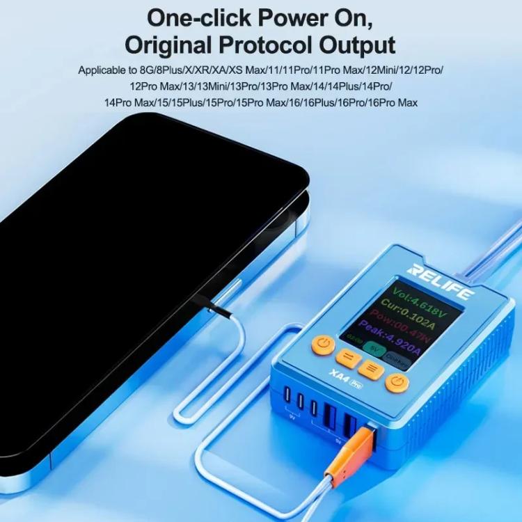 Per Apple Serie 8-16 Cavo di alimentazione con un solo clic Design a doppia porta Supporta l'aggiornamento del firmware, XA4 Pro