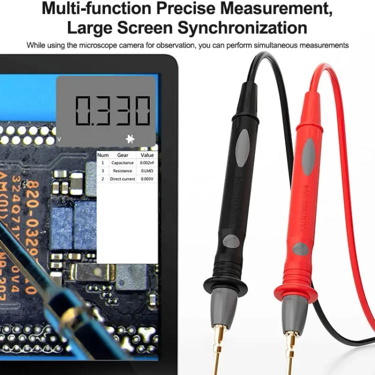Multimetro multifunzione, fotocamera 4K, lente d'ingrandimento, microscopio, fotocamera, RELIFE MC2