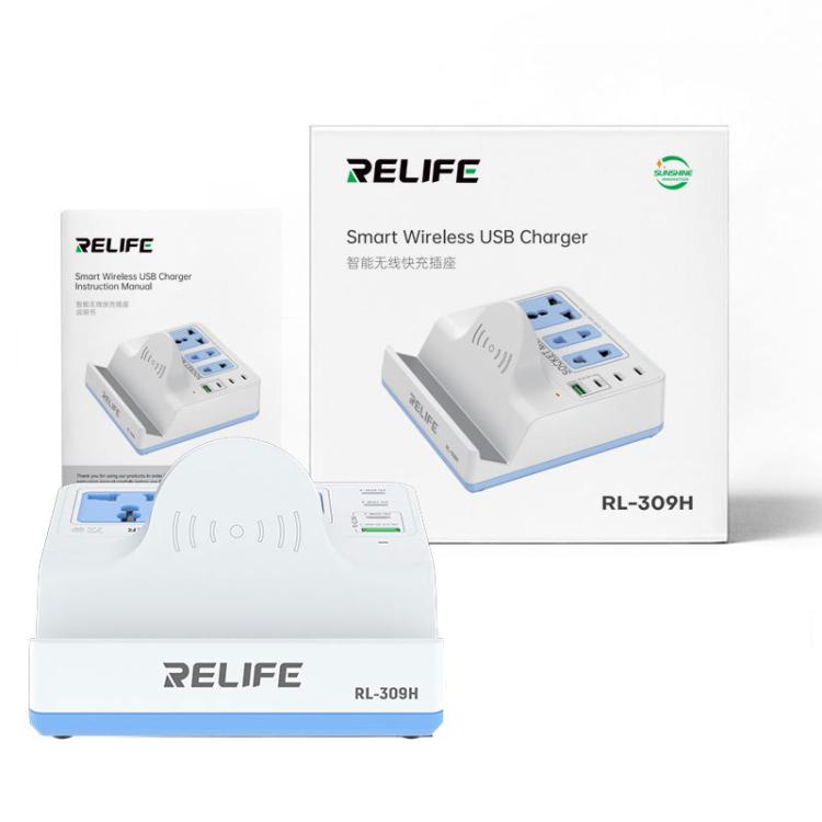 RELIFE RL-309H Presa di ricarica wireless intelligente da 72 W, US Plug, EU Plug