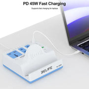 RELIFE RL-309H Presa di ricarica wireless intelligente da 72 W, US Plug, EU Plug