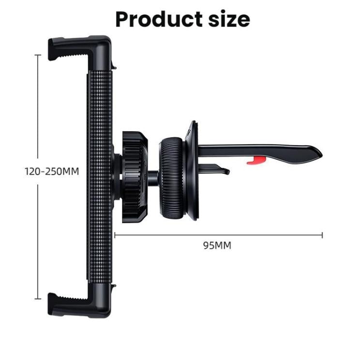 Supporto per tablet e cellulari da auto a doppia trazione da 6-15 pollici, Lock Hook Silicone, Silicone Suction Cup Set