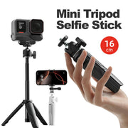 Mini treppiede selfie stick con testa a sfera 360°