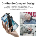 Mini treppiede selfie stick con testa a sfera 360°