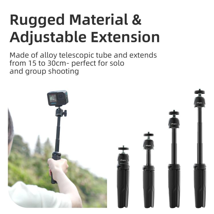 Mini treppiede selfie stick con testa a sfera 360°