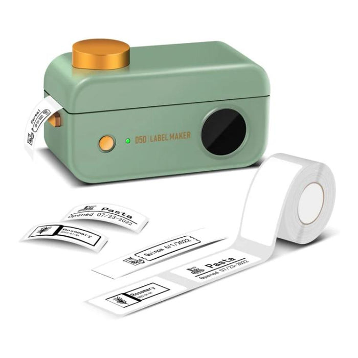 Phomemo D50 Stampante termica per etichette di grandi dimensioni per uso domestico, adatta a etichette da 16/20/24 mm