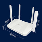 Router 4G CPE Wireless WiFi6 con Plug EU e Type-C