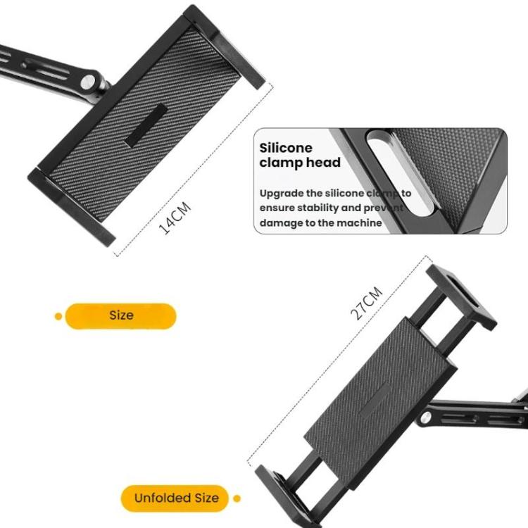 Supporto a parete girevole a sbalzo in lega di alluminio da 4 a 12,9 pollici per telefoni e tablet, Long Version, Short Version