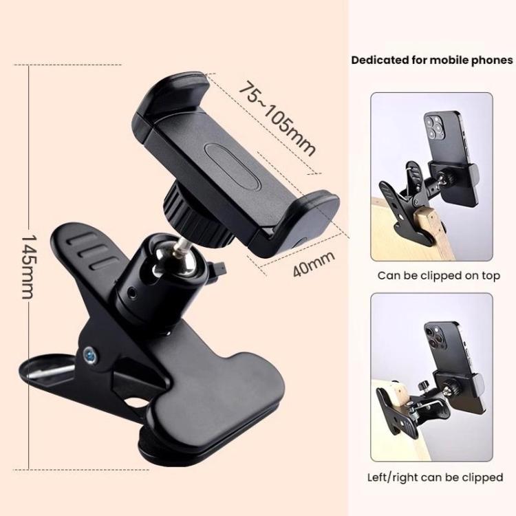 Supporto da tavolo girevole con morsetto in metallo, For Phones, For Phones And Tablets