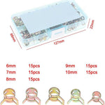 Set di mini fascette a molla per tubi flessibili per carburante automobilistico M6/M10, 75pcs /Set