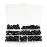 Set da 260 pezzi di guarnizioni O-ring in gomma a doppia faccia per la tenuta di condotti impermeabili., 260pcs /Set