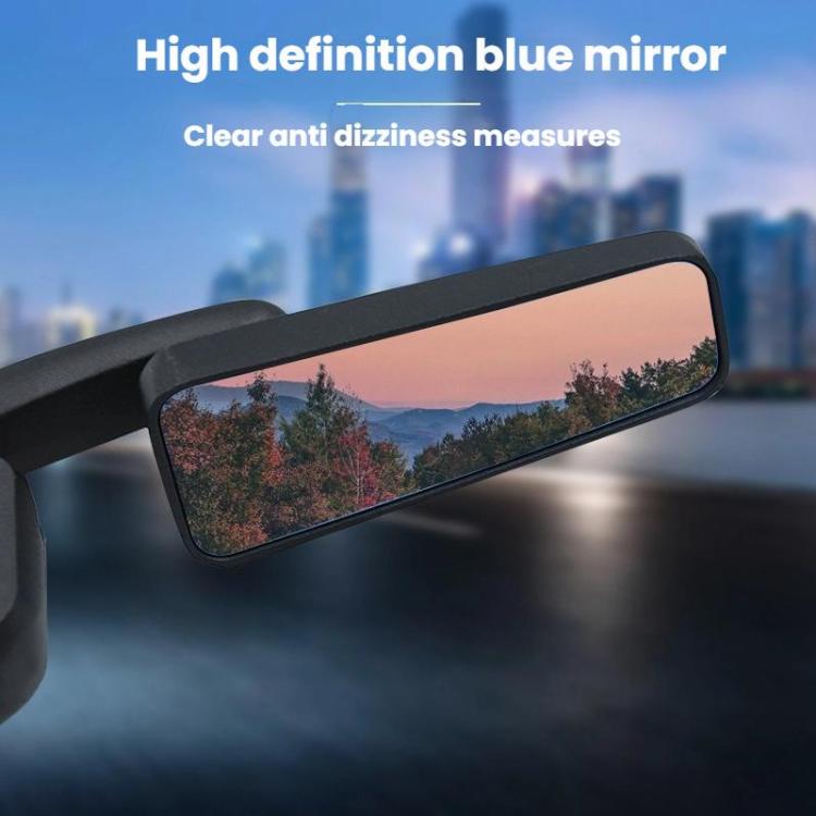 Specchietto retrovisore riflettente universale per moto con funzione di assistenza alla retromarcia.
