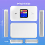 Router portatile 4G LTE MF801 Dual Band con schermo a colori