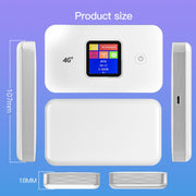 MF801 4G CAT7 Dual Band Portable WIFI LTE 300M Wireless Plug-in Router Color Screen MIFI Mobile Hotspot, MF801