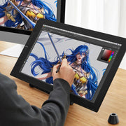 VEIKK VK2200PRO Schermo digitale da 21,5 pollici per disegno a mano libera, schermo elettronico per disegno compatibile con telefono cellulare, EU Plug, US Plug, UK Plug