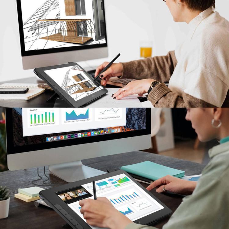 VEIKK VK1600 Schermo digitale per disegno da 15,6 pollici, schermo elettronico per disegno compatibile con telefono cellulare