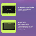 VEIKK VK1600 Schermo digitale da 15,6" compatibile HDMI/USB/Type-
