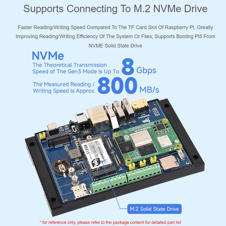 Modulo di espansione industriale Waveshare per Raspberry Pi CM5: scheda di espansione 4G/5G/LoRa