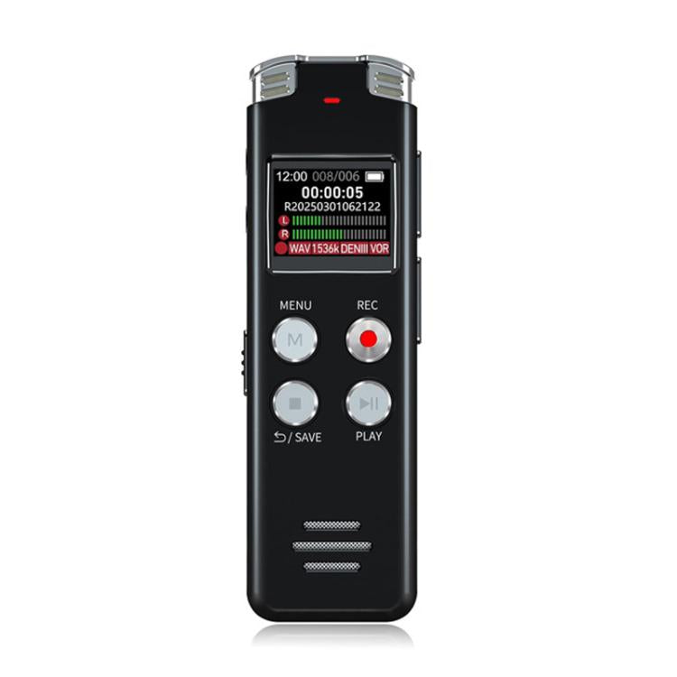 Registratore vocale digitale portatile HD con cancellazione del rumore e attivazione vocale, ideale per conferenze., 64GB, 128GB