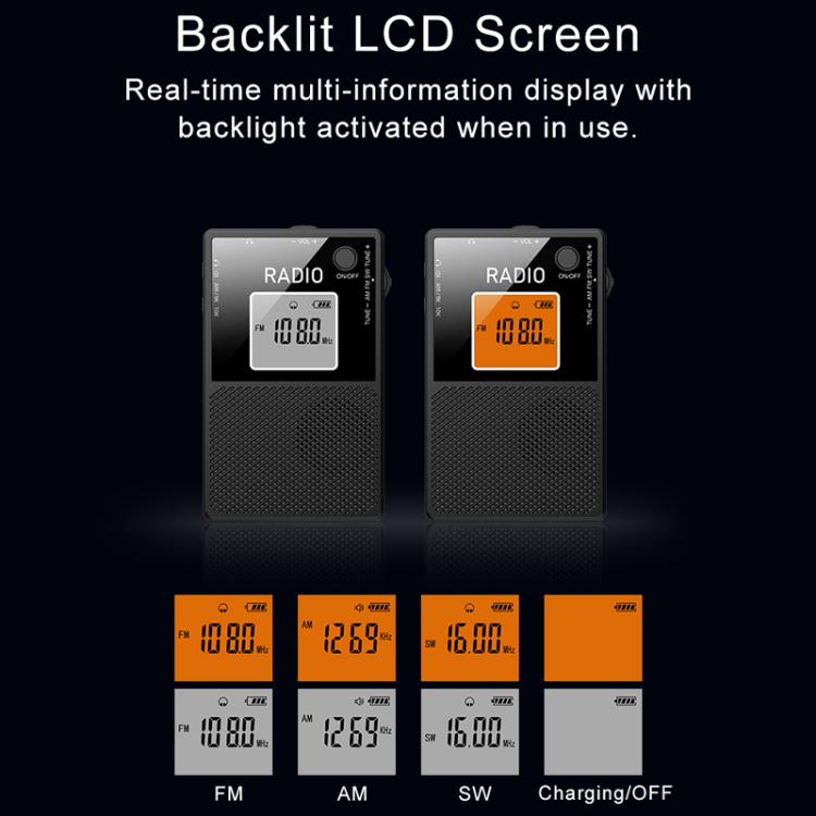 FM/AM/SW Full Band Portable Card Radio, C26
