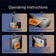 Radio portatile FM AM SW banda completa C26