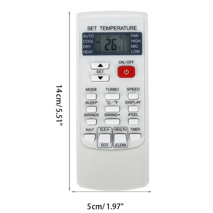 Telecomando AUX YKRH102 YKR-H/102E per condizionatore