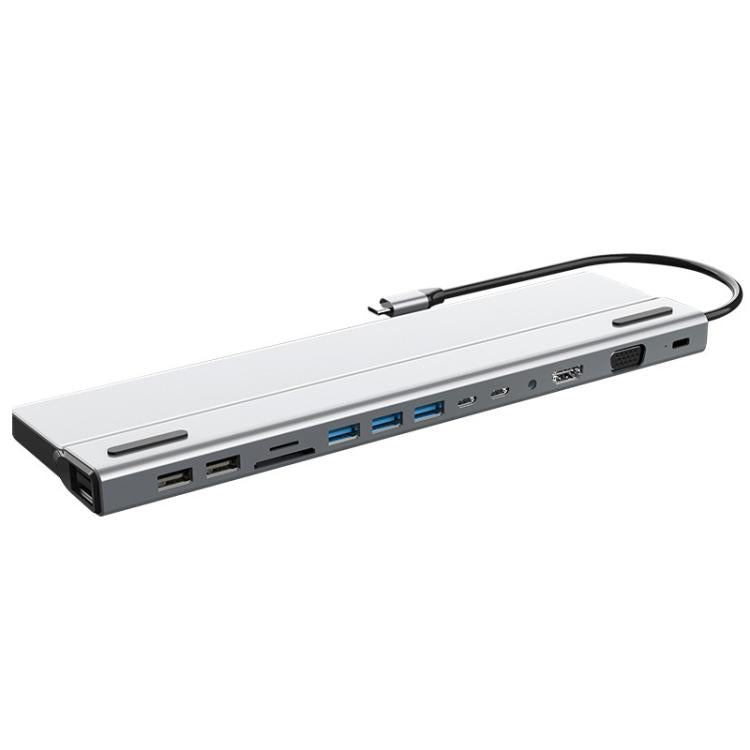 Docking Station USB Type-C 14 in 1 con HDMI 4K e VGA