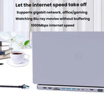 Docking Station USB Type-C 14 in 1 con HDMI 4K e VGA