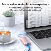 Metal Type-C Docking Station USB HUB Computer Multi Functional Expansion Dock, BS6A, BS10A, BS12A