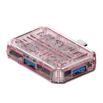 3 In 1 USB HUB Multi Port Hub Computer Converter, BX3H Black, BX3H White, BX3H Pink, BX3C Black, BX3C White, BX3C Pink, BX3A Black, BX3A White, BX3A Pink