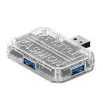 3 In 1 USB HUB Multi Port Hub Computer Converter, BX3H Black, BX3H White, BX3H Pink, BX3C Black, BX3C White, BX3C Pink, BX3A Black, BX3A White, BX3A Pink