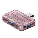 3 In 1 USB HUB Multi Port Hub Computer Converter, BX3H Black, BX3H White, BX3H Pink, BX3C Black, BX3C White, BX3C Pink, BX3A Black, BX3A White, BX3A Pink