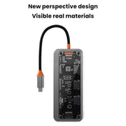 Type-C Docking Station USB HUB Multi Port Hub Computer Converter, SW6H, SW10V-PRO