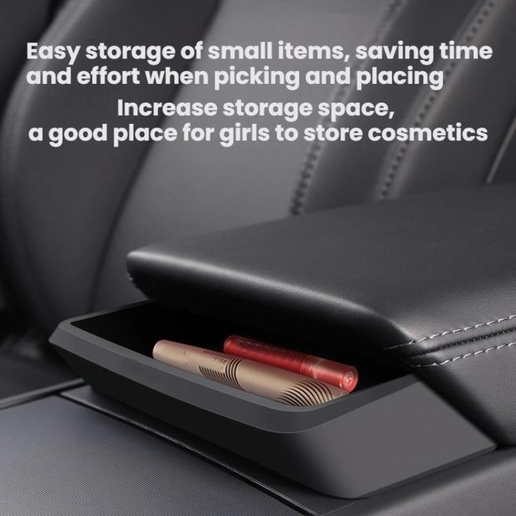Per Tesla Model 3 Highland 2024+ - Vano portaoggetti nel bracciolo della console centrale