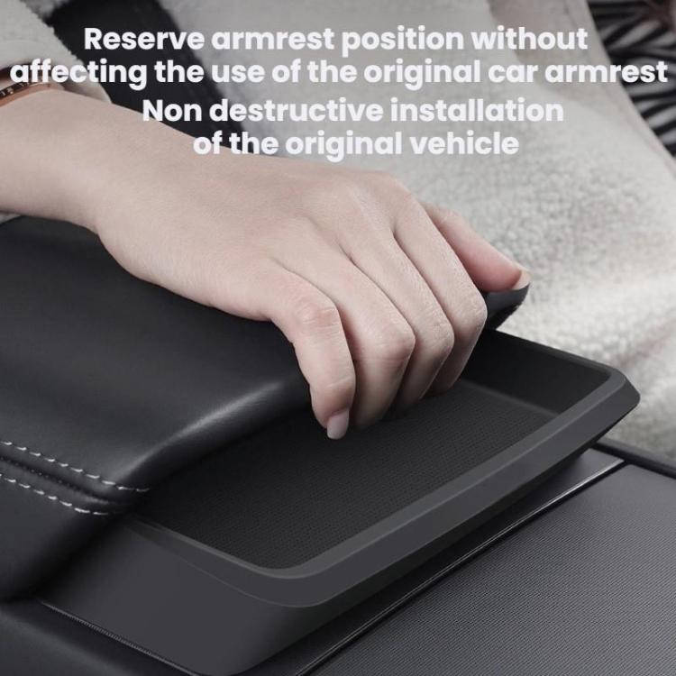Per Tesla Model 3 Highland 2024+ - Vano portaoggetti nel bracciolo della console centrale