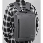 OUMANTU 2106-1 Lightweight Business Laptop Backpack Large Capacity USB Charging Daypack For Work, Travel, Gym