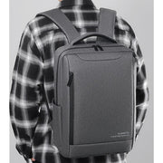 OUMANTU 2106-1 Lightweight Business Laptop Backpack Large Capacity USB Charging Daypack For Work, Travel, Gym