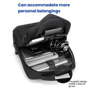 OUMANTU 2106-1 Lightweight Business Laptop Backpack Large Capacity USB Charging Daypack For Work, Travel, Gym