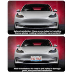 Cornice portatarga standard americana senza foratura per Tesla Model 3 Highland 2024+