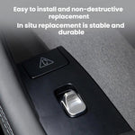 Adesivo Juniper per il pulsante di sollevamento del finestrino della Tesla Model Y 2025+, Tesla Model Y Juniper 7pcs /Set