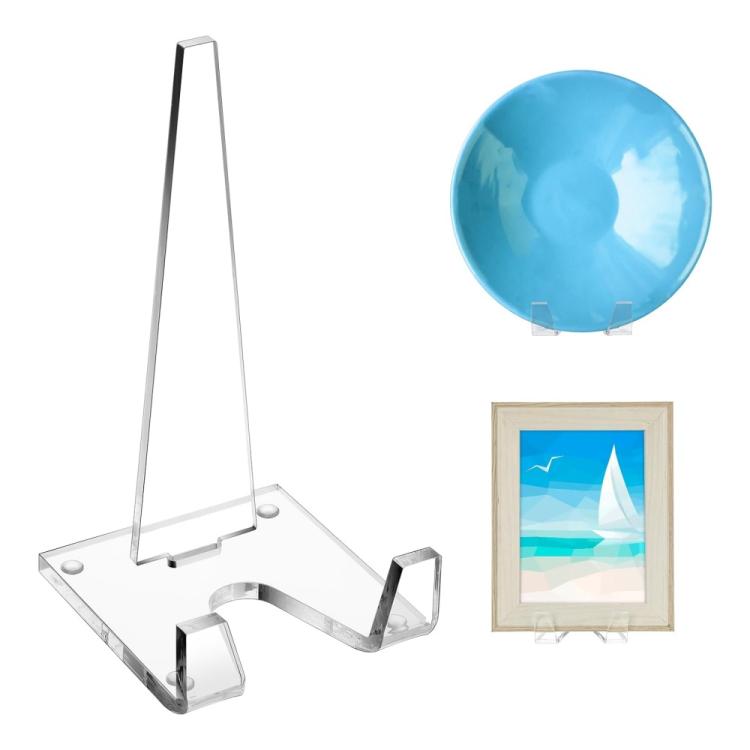 Supporto per cornice portafoto in acrilico, piatto da portata, cartolina, porta dischi, YX186 1pc, YX186 2pcs /Set