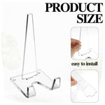 Supporto per cornice portafoto in acrilico, piatto da portata, cartolina, porta dischi, YX186 1pc, YX186 2pcs /Set