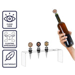 Supporto in acrilico per conservare ed esporre tappi di sughero per bottiglie di vino., YX184 1pc, YX184 2pcs /Set