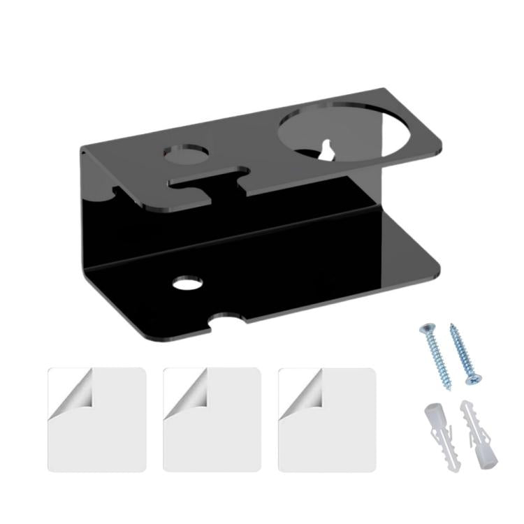 Supporto da parete in acrilico per rasoi da bagno, 1pc, 2pcs