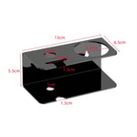 Supporto da parete in acrilico per rasoi da bagno, 1pc, 2pcs