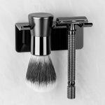 Supporto autoadesivo in acrilico per riporre i rasoi in bagno., 1pc, 2pcs